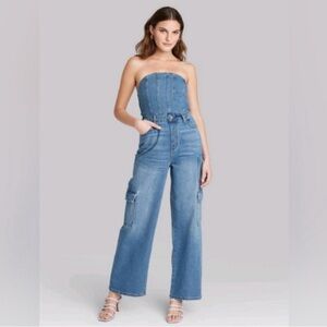 Wild Fable denim jumpsuit